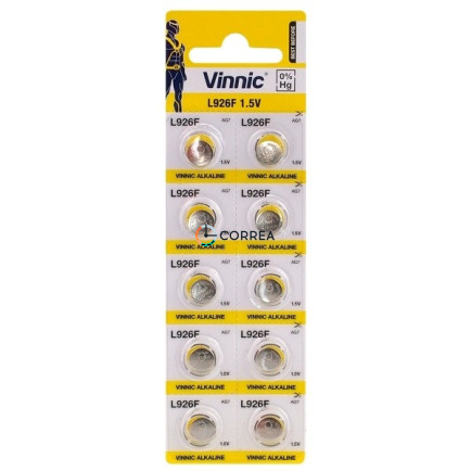 Батарейка Vinnic LR57/L926/G7 BTV-Vin - 2